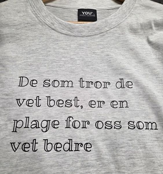 T-skjorte "De som tror"