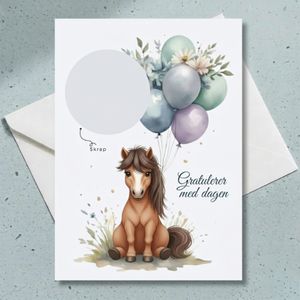 Hovedbilde Gratulasjonskort med skrapefelt