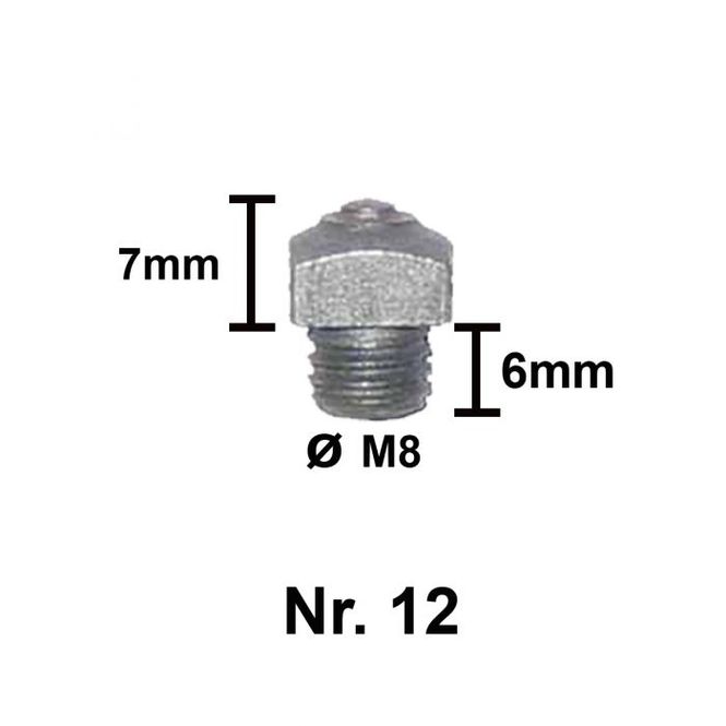 Hovedbilde Tuna brodd 12-6 M8 7mm