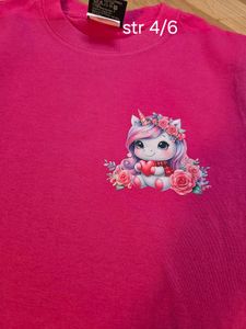 Hovedbilde T-skjorte, rosa 4/6 &aring;r