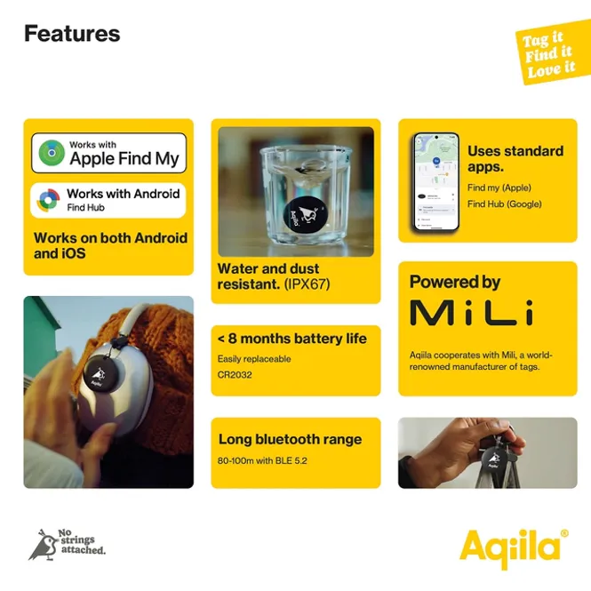 Hovedbilde Aqiila Tagbird - 4 pk