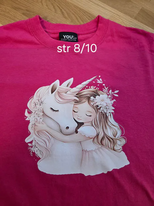 Hovedbilde T-skjorte, rosa 8/10 år